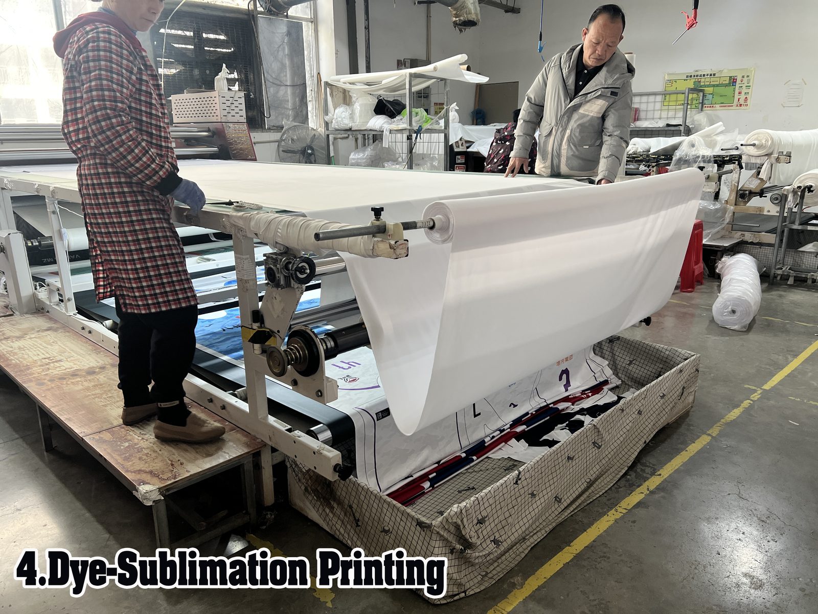 Step 4: Dye-Sublimation Transfer at RUIJUN factory