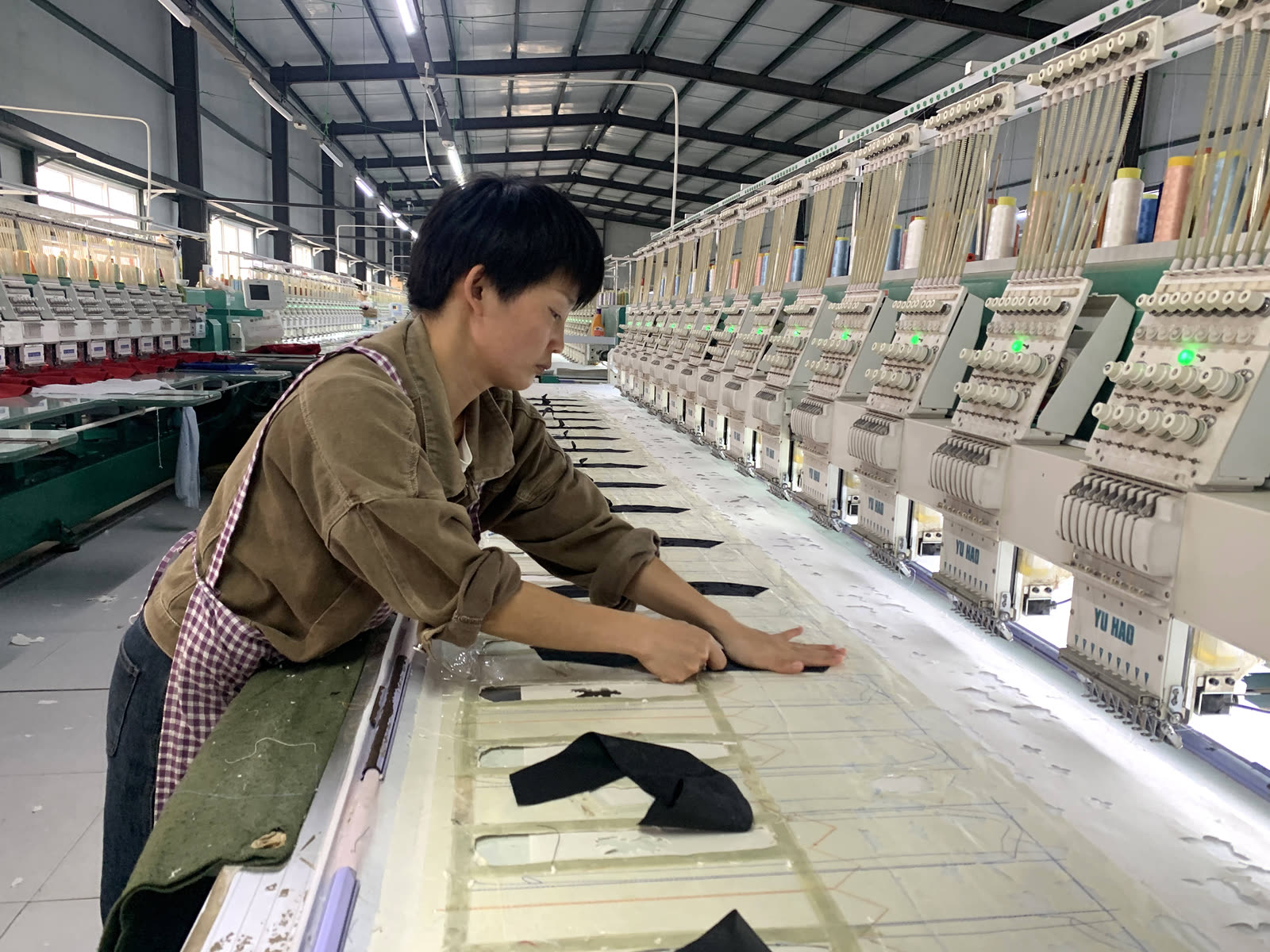 Embroidery Workshop at RUIJUN factory