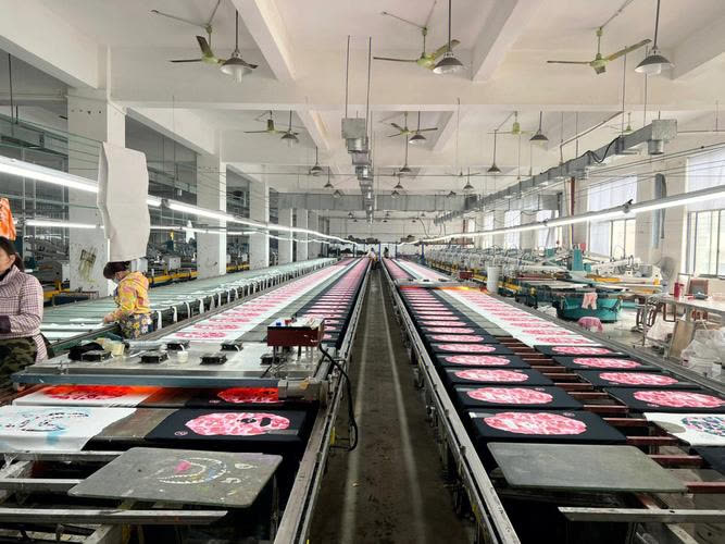 Screen & Puff Printing at RUIJUN factory